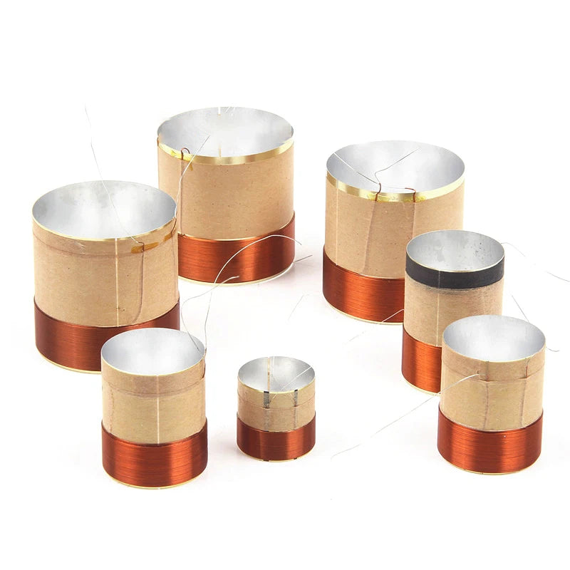 1PCS Speaker Voice Coil Braided Copper Lead Bass Voice Coil 2Layers Speaker Aluminum Voice Coil Repair Accessories Oasis Select