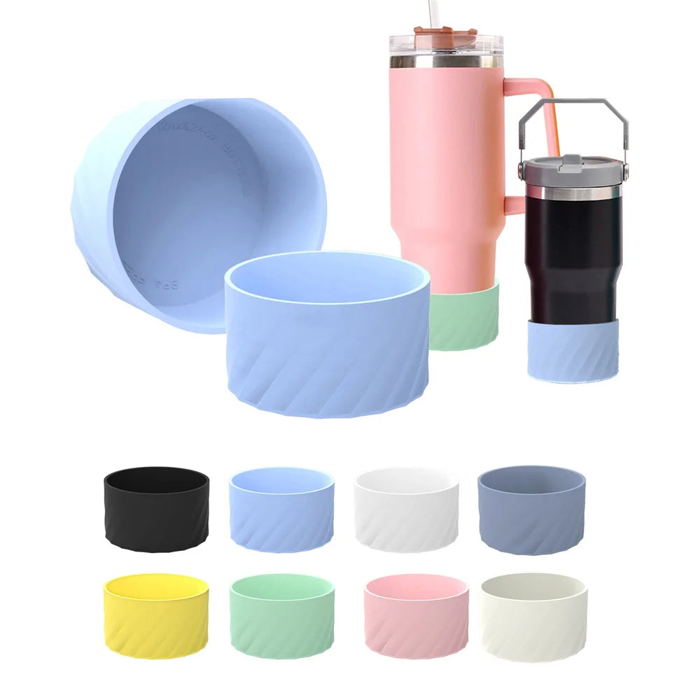 4Pcs Silicone Spill Proof Stopper Set for Stanley 40oz Cup Protective Boot and Straw Covers Reusable Water Bottle Accessories Oasis Select