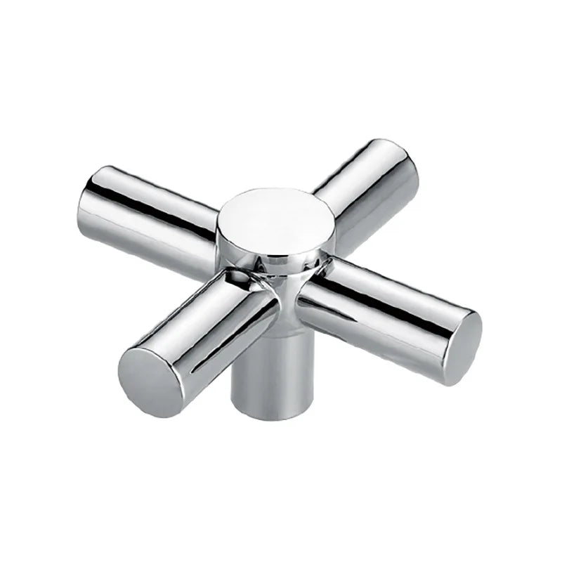 Cross Faucet Handle Knob Zinc Alloy Handwheel Universal Hot Cold Sink Taps Switch for Kitchen Bathroom Tap Replacement Parts Oasis Select