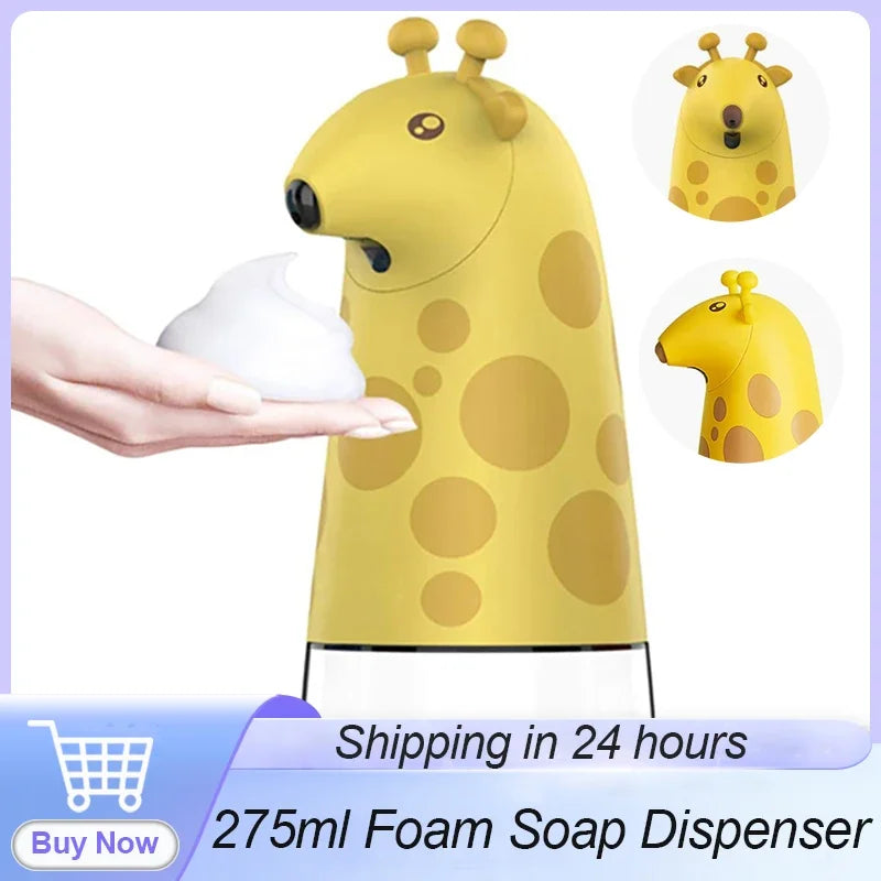 Automatic foam soap dispenser cartoon smart sensor shampoo and bathroom wash hand sanitary soap pump dispenser kid's gift Oasis Select
