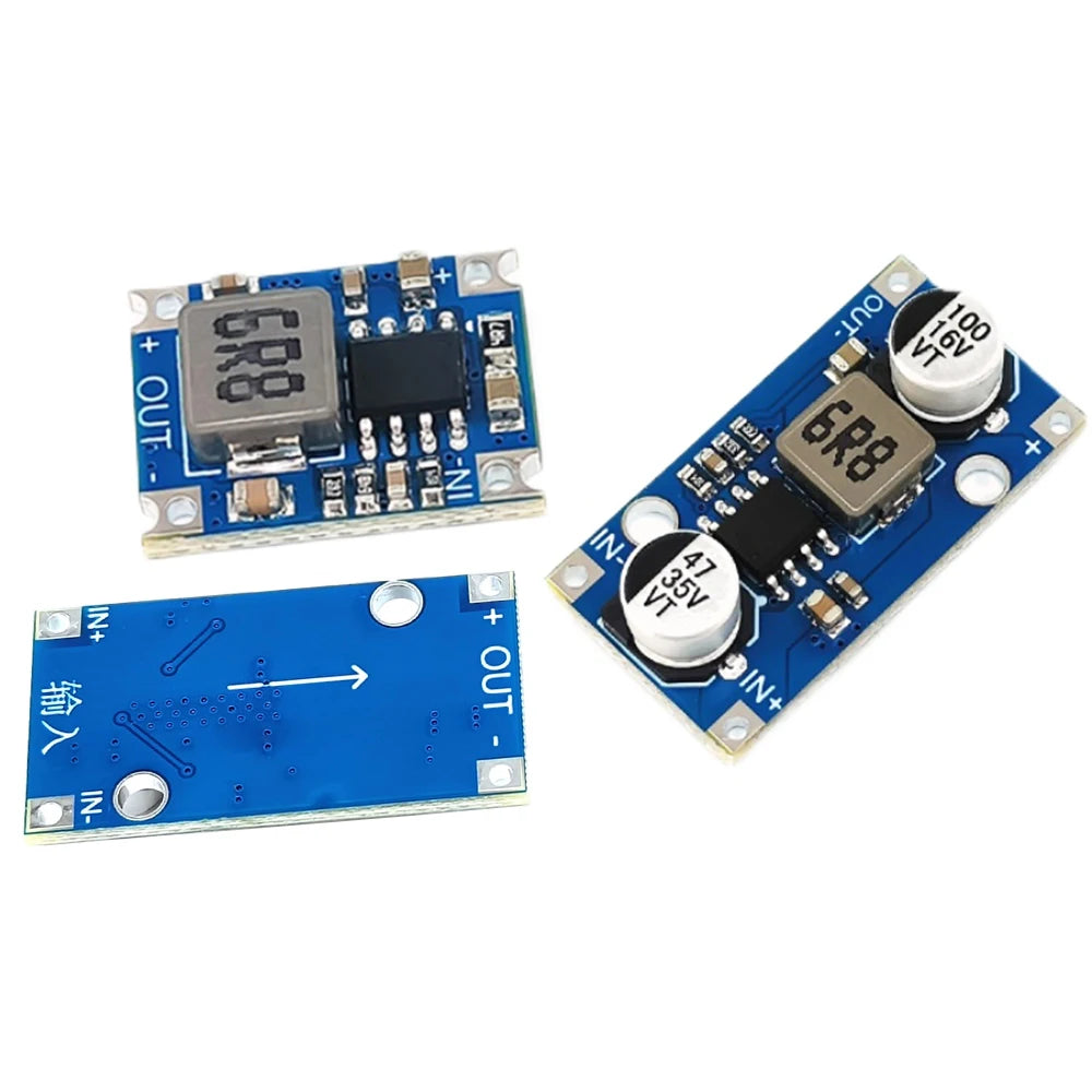 DC 30V to 5V Buck Converter Mini Voltage Regulator Board DC 6-30V Step Down to 5V 9V 12V 3A Power Supply Stabilizer Module Oasis Select