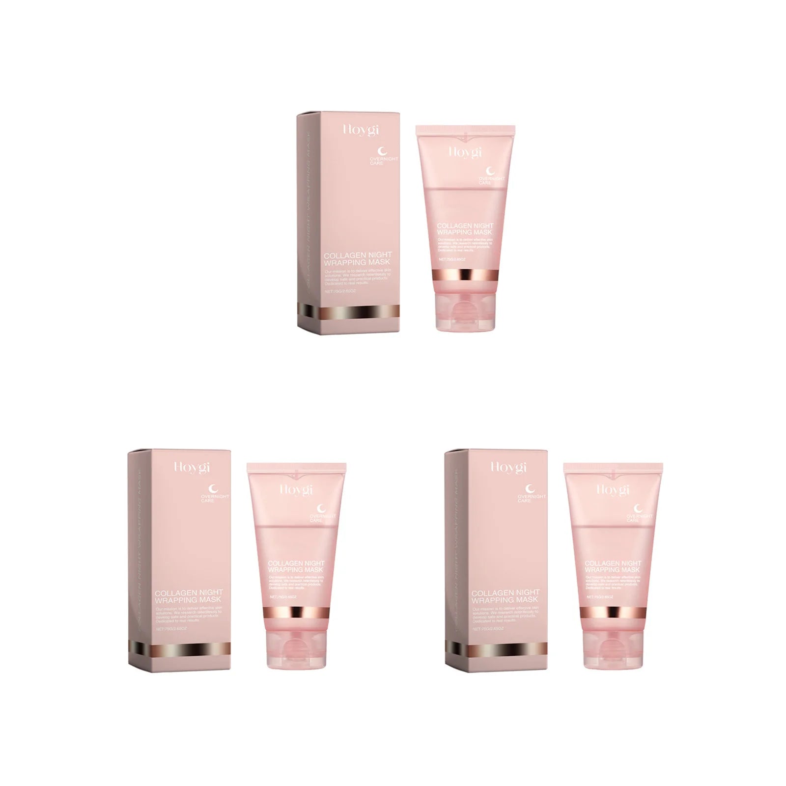 Hoygi Collagen Peel Off Overnight Mask – Firming & Hydrating Collagen Peel Off Mask Oasis Select 3pcs