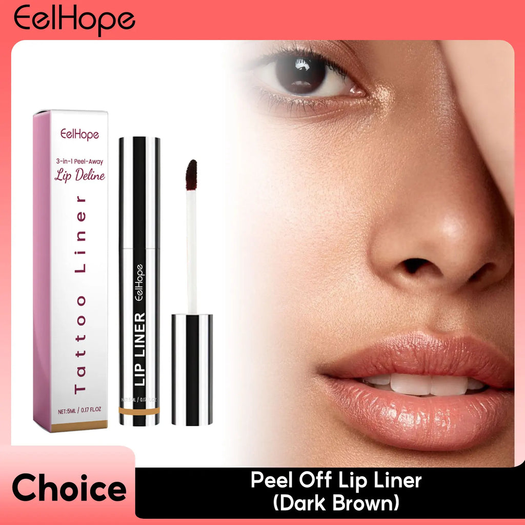 Lip Liner Peel Off Lipgloss Moisturising Waterproof Long Lasting Brown Contour Lips Tint Makeup Stain Natural Lipsticks Cosmetic Oasis Select