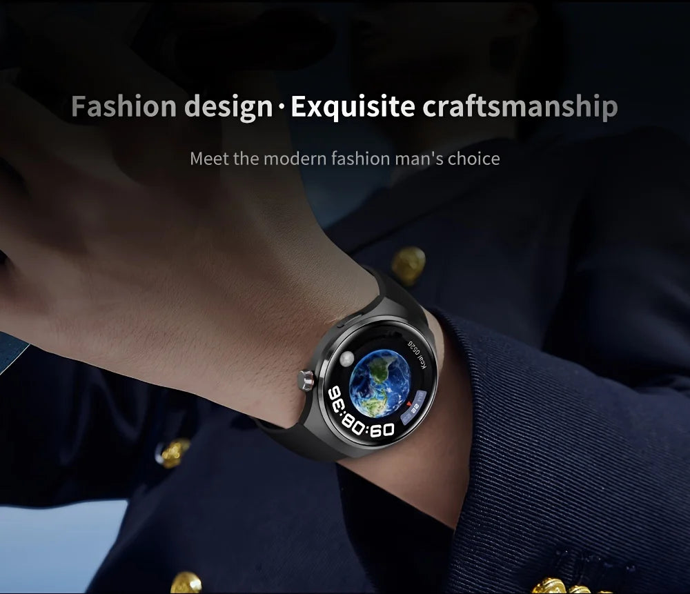LAXASFIT Men's Smartwatch – Bluetooth Calling, HD Display