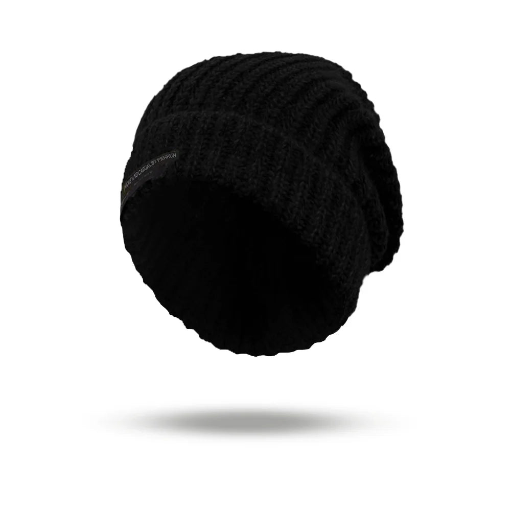 Xiben Big Head Knitted Hat, Children's Autumn/Winter Japanese Solid Color Versatile Knitted Hat, Men's Face Show, Small Pile Hat Oasis Select 6 L