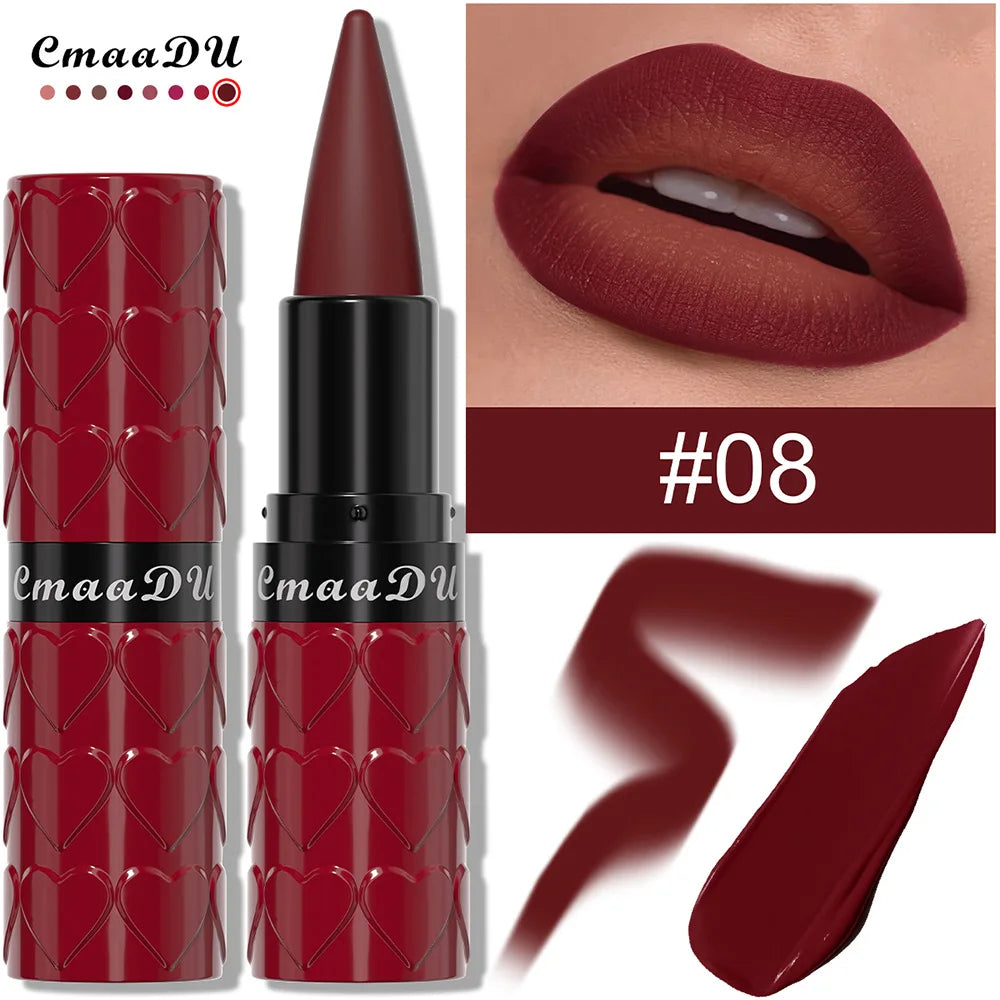 CmaaDU Velvet Matte Lipstick Pencil – Waterproof Lip Liner