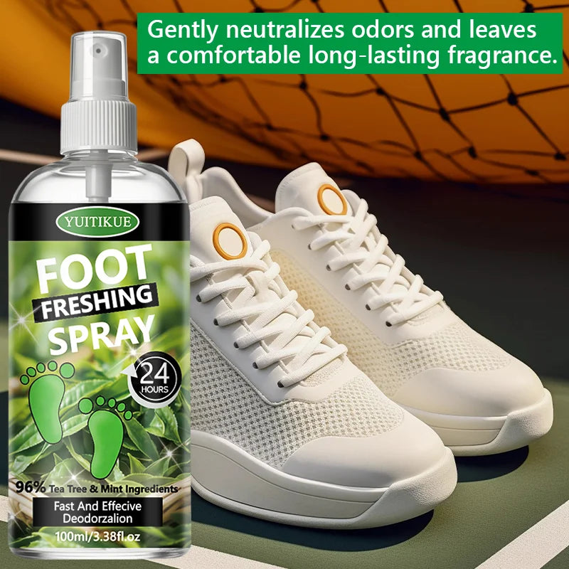 YUITIKUE Tea Tree Foot Deodorant Spray – Odor Eliminator