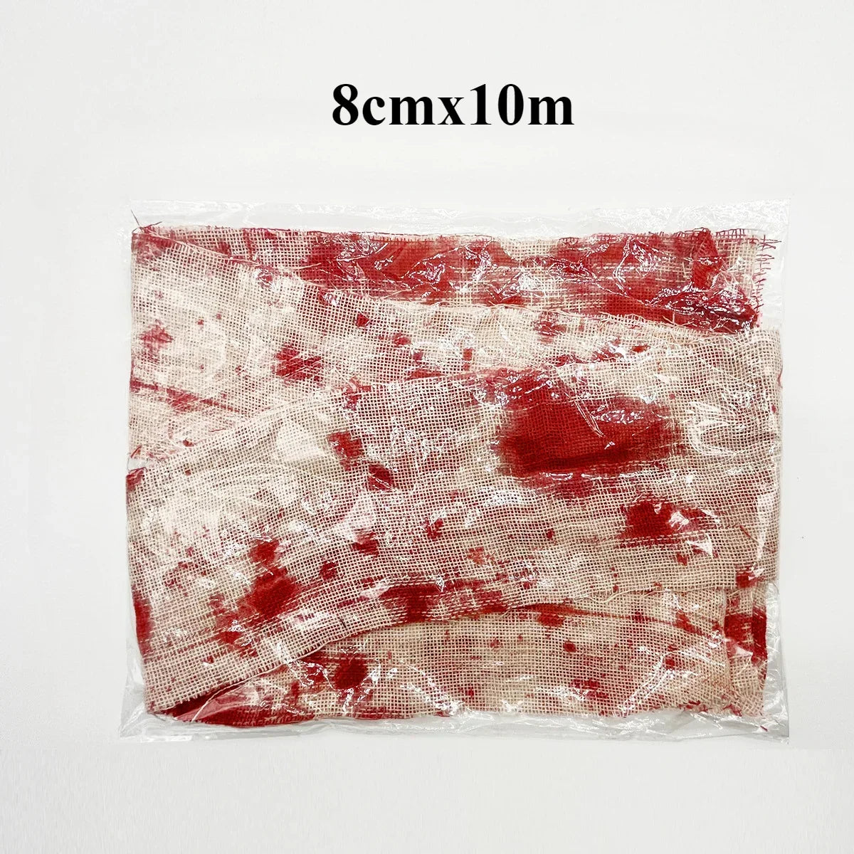 Halloween Blood-Stained Gauze & Warning Tape Decoration Set