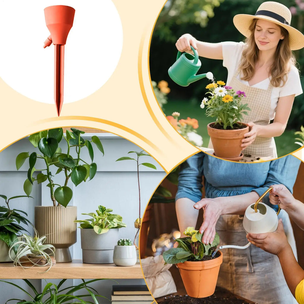 Watering Stakes 3Pcs Adjustable Drip Irrigation System Automatic Self Watering Spikes for Plants Indoor Outdoor Potted Plants Oasis Select
