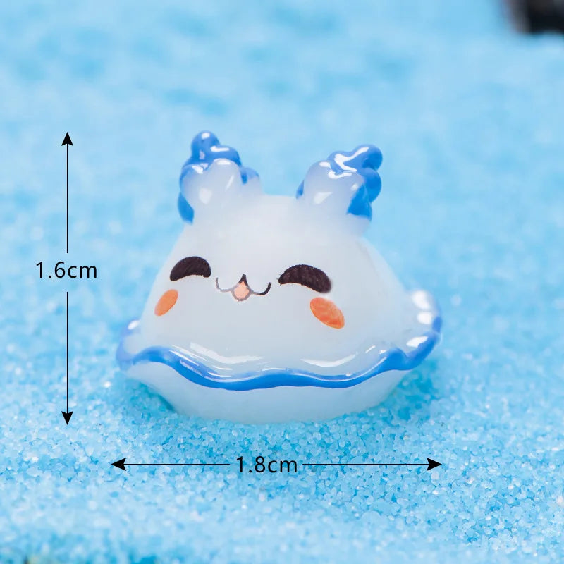 Mini Ocean Resin Animals Tiny Sea Animals Figurines Marine Miniature Animals Aquarium Ornaments Home Decorations Oasis Select Style 5