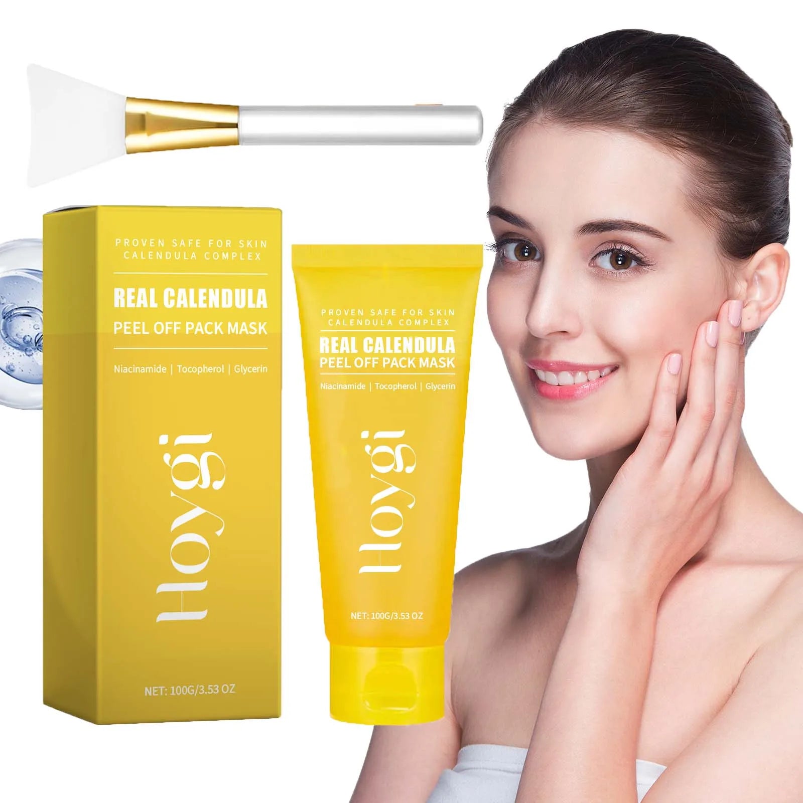 Calendula Peel-Off Mask – Blackheads, Pores & Brightening Peel-Off Face Mask Oasis Select
