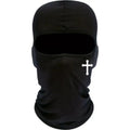 Breathable Black Cross Balaclava Caps for Men Face Ski Mask Beanie Four Seasons Bicycle Hiking Outdoor Sports Tool Bonnet Oasis Select A