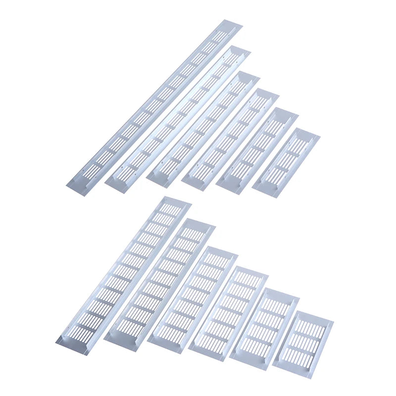Vents Perforated Sheet Aluminum Alloy Air Vent Grille White Wall Ducting Ventilation Cover Web Plate Ventilation Grill Oasis Select