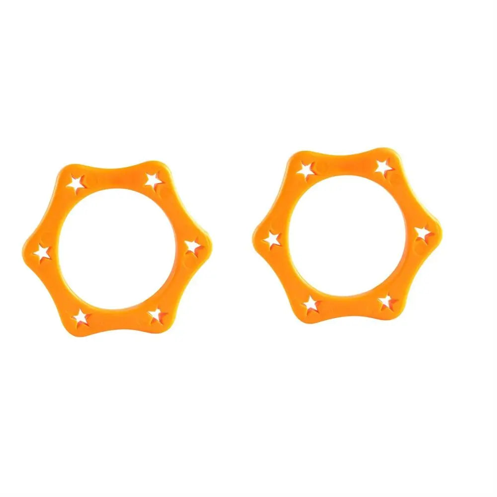 2Pcs Audio Plastic Anti-Roll Device for Handheld Microphones Fits Standard Wireless Microphone Protection Ring Bottom Rod Sleeve Oasis Select Orange