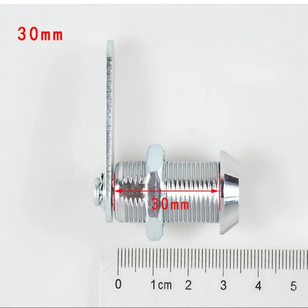 Safe Deposit Box Locks with 2 Keys Power Distribution Box File Metal Cabinet Mechanical Tongue Lock Mailbox Plum Blossom Key Oasis Select