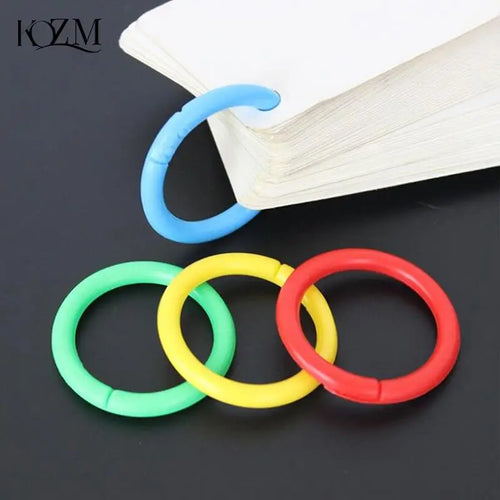 20Pcs 28mm Plastic Loose Leaf Binder Rings | DIY Notebook Albums Loose Leaf Binder Rings Oasis Select