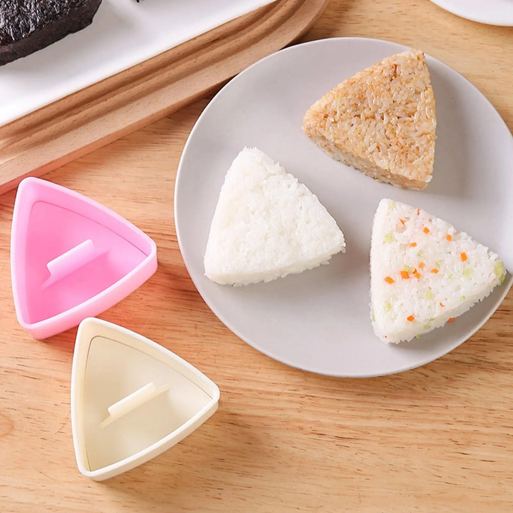 Sushi Mold Triangle Mould Onigiri Rice Ball Food Press Triangular Sushi Maker Mold Sushi Kit Kitchen Bento Rice Balls Accessory Oasis Select