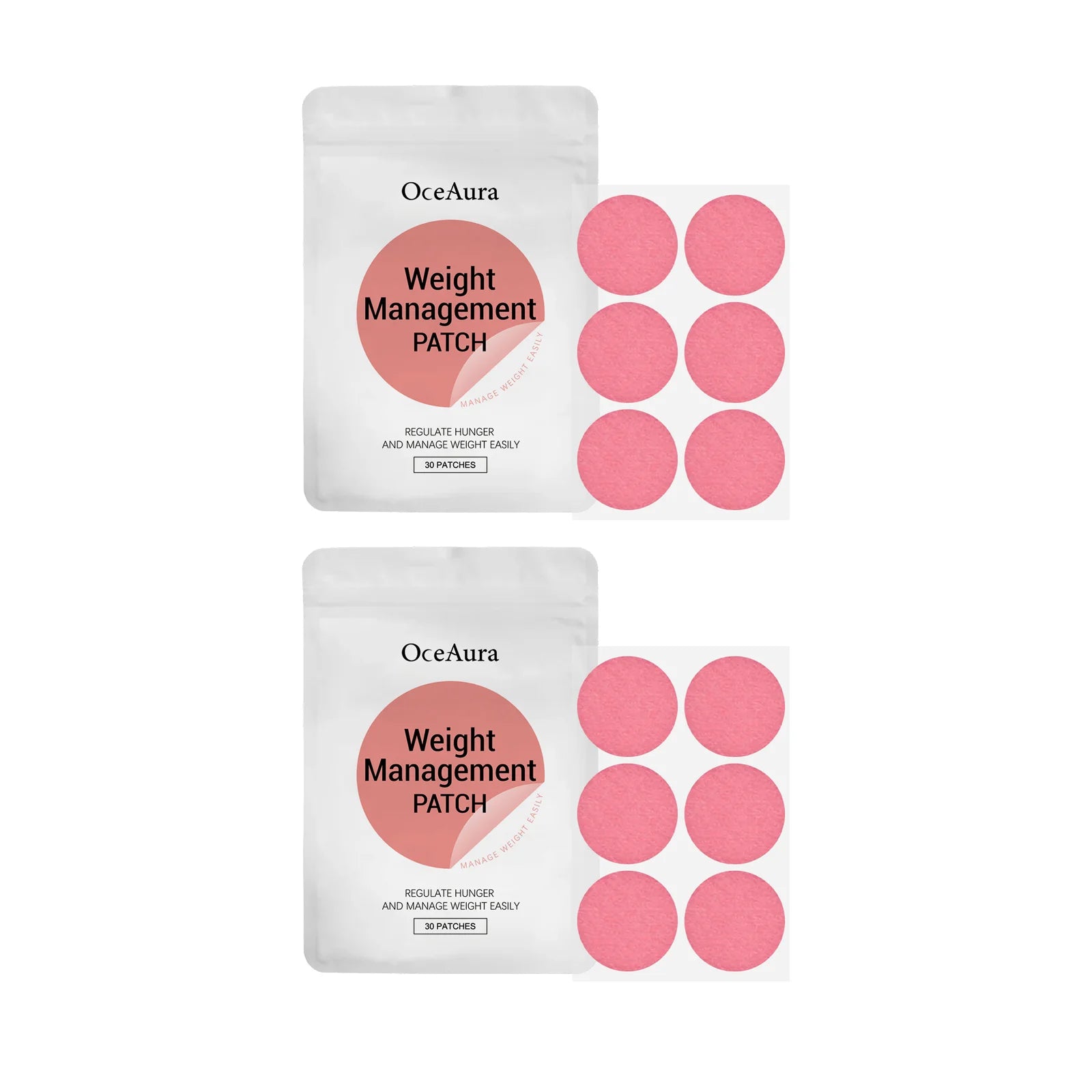 Weight Management Patch Body Slimming Suppressing Appetite Burning Fat Improve Stomach Enhacne Metabolism Weight Loss Patches Oasis Select 2 x 30pcs in bag