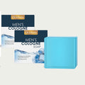 1/2PCS Men's Bar Soap Bath Body Bar Soap Handmade Natural Soap Bar Gentle Cleansing Moisturizing Exfoliating Refreshing Non-oily Oasis Select 2PCS