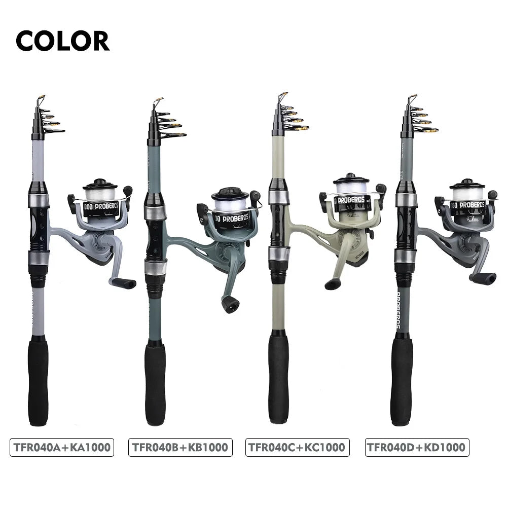 Portable sea rod set, long-range casting, mini fishing rod, fishing wheel, fishing line, bait, fishing rod, complete set of sea Oasis Select