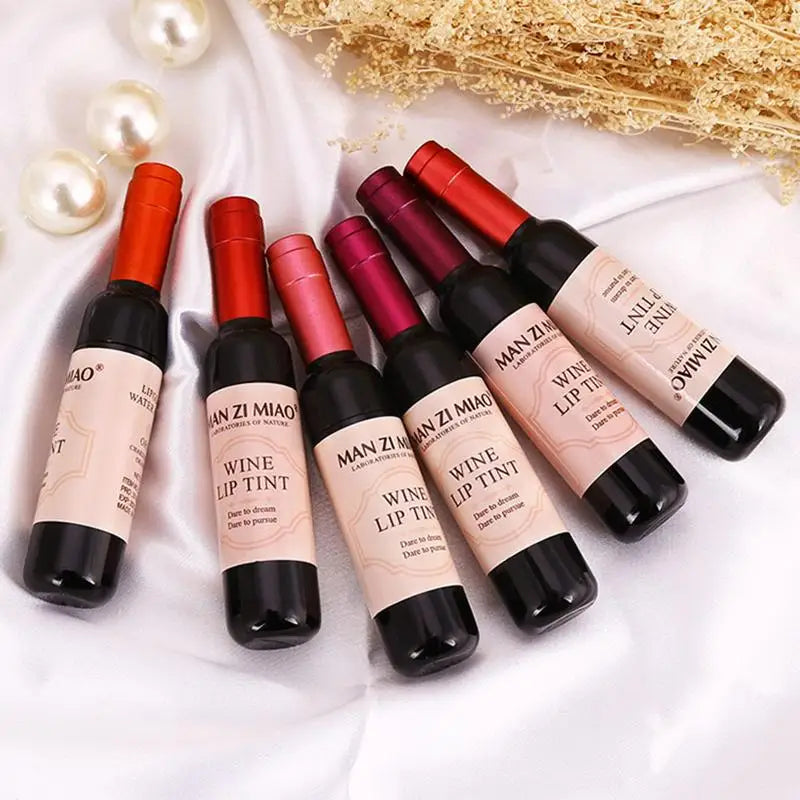 Wine Bottle Lip Gloss – Waterproof Long-Lasting Tint | 6 Colors Lip Gloss Oasis Select