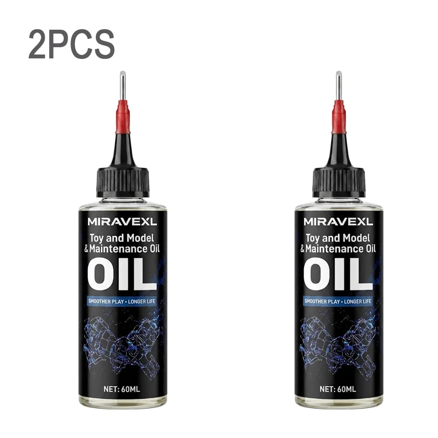 MIRAVEXL Model Maintenance Lubricating Oil Action Figure Joints Care Rust Proof Hobby DIY Lubricant Accessory Oasis Select 2PCS-60ml x2