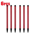 1-6pcs Universal Dual Use Screen Pen For Ipad Stylus For Lenovo Android Tablet Phone Stylus For Xiaomi For Samsung Capacitance P Oasis Select Red 6pcs