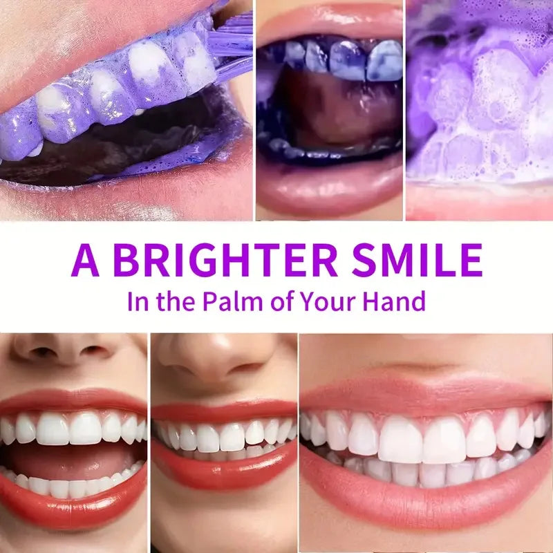 Purple Teeth Whitening Toothpaste – Apatite, Sulfate-Free, 100g Whitening Toothpaste Oasis Select