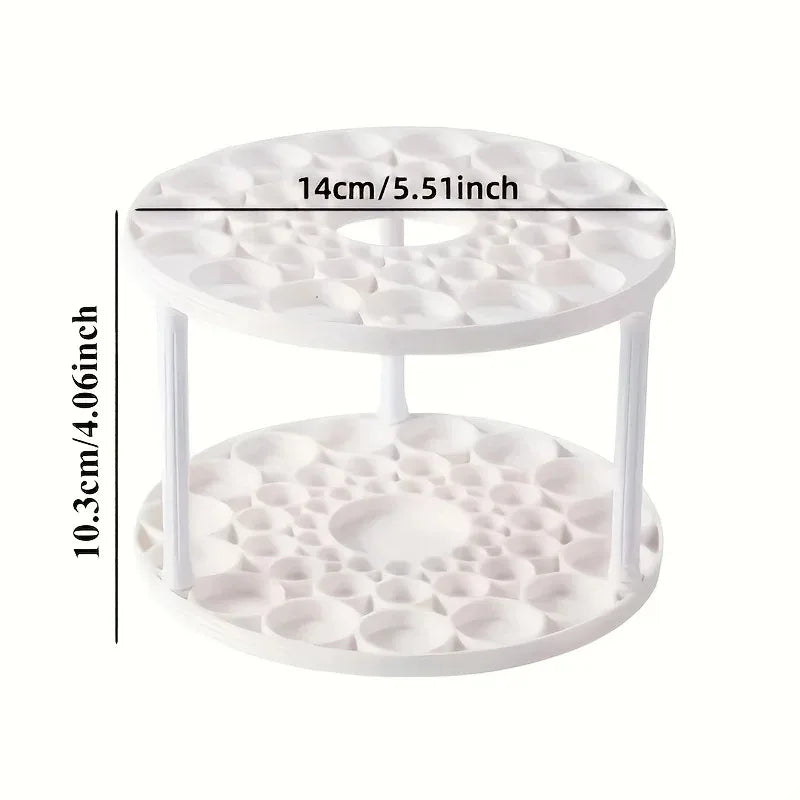 New Thickened Makeup Brush Storage Rack Detachable and Washable Circular Makeup Brush Holder Pen Holder Oasis Select