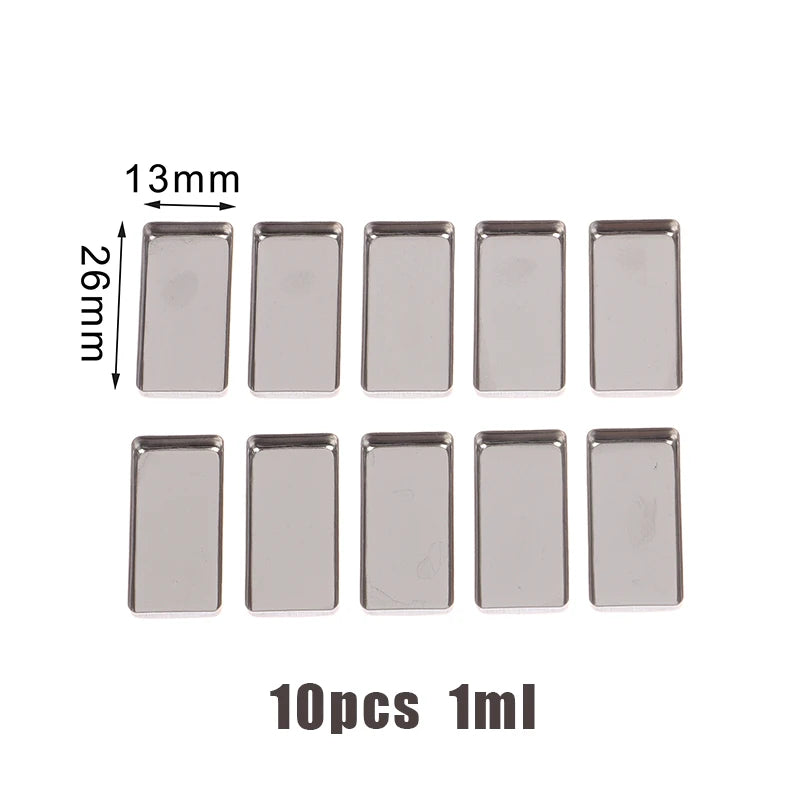 Watercolor Box Packaging Grid 0.5ml/1ml/2ml For Travel Box Magnetic Aluminum Palette Professional Paint Art Supplies Oasis Select 10pcs 1326mm