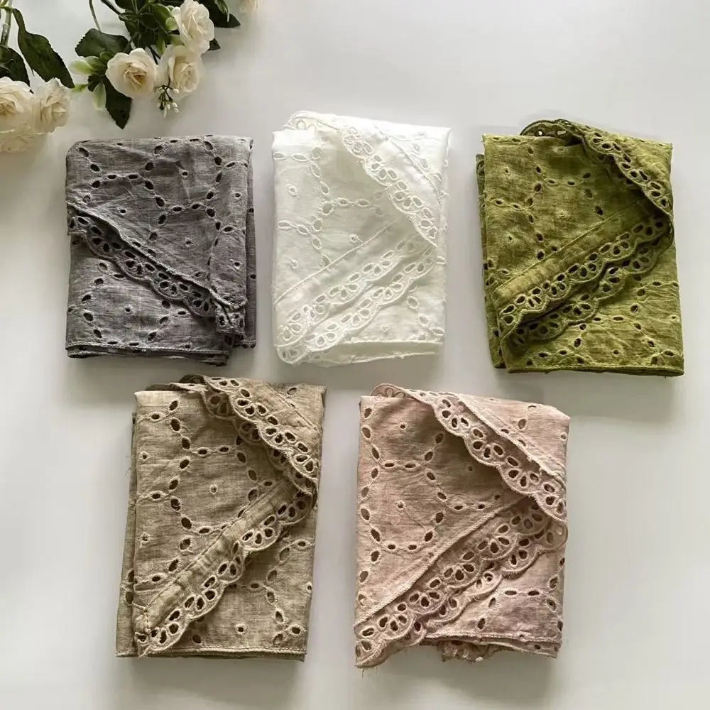 Stylish Lightweight Floral Triangle Scarf Korean Style Head Wrap Vintage Neck Scarf Soft Thin Spring Summer Bandana Daily Use Oasis Select
