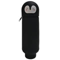 Cute Animal Pencil Case, 2-in-1 Pencil Bag with Zipper Pen Holder, Soft Silicone Pencil Case, Suitable for School Office Oasis Select penguin