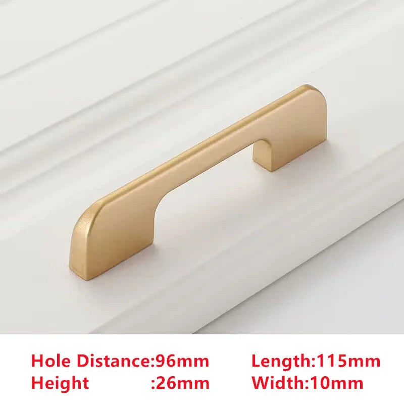 Handles Drawer Cabinet Furniture Kitchen Handles for Cabinet Knob Door Drawer Furniture Kitchen Knob Golden Simplicity Hardware Oasis Select A17-96
