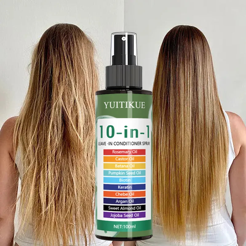 YUITIKUE 10-in-1 Leave-In Hair Treatment – Rosemary & Argan Oil