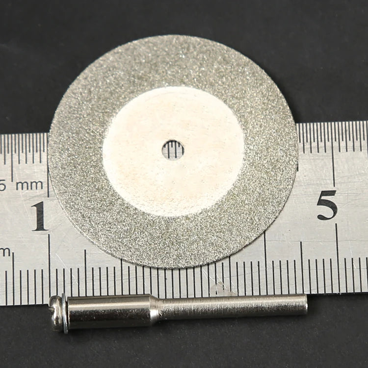 1 Set Diamond Cutting Disc 16mm/20mm/30mm//35mm/40mm Cut Off Wheel 3mm Mandrel Rotary Tool for Jewelry Glass Metal DIY Craft Oasis Select 35mm