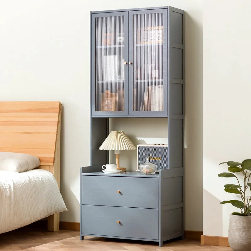 Simple Modern Simple Small Home Storage Cabinet Locker Shelf Bedroom Internet celebrity Mini Cabinet Shelf Oasis Select