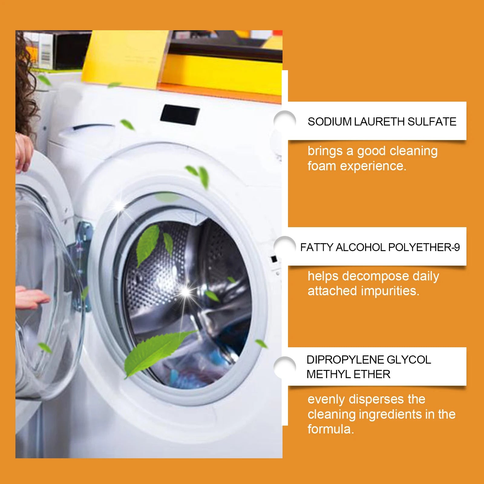 Jakehoe Washing Machine Cleaner For Cleaning Inner Drum Of Washing Machines Removing Stains Household Daily Care Cleaning Agent Oasis Select