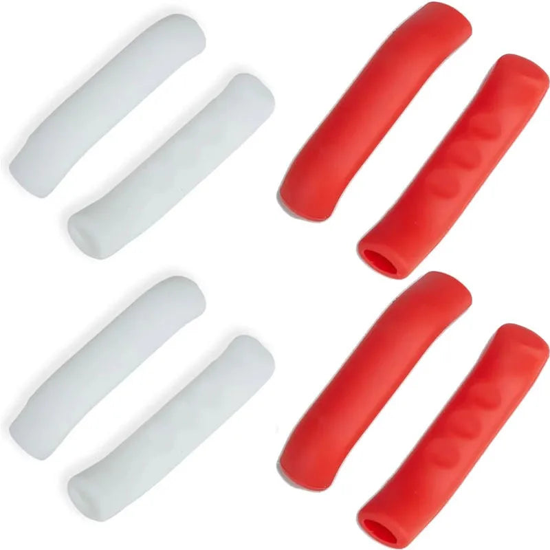 1/4Pairs Bike Brake Lever Protective Silicone Bicycle Lever Grips Bicycle Brake Handle Cover Bicycle Accessories Oasis Select 4pairs-Mix 4
