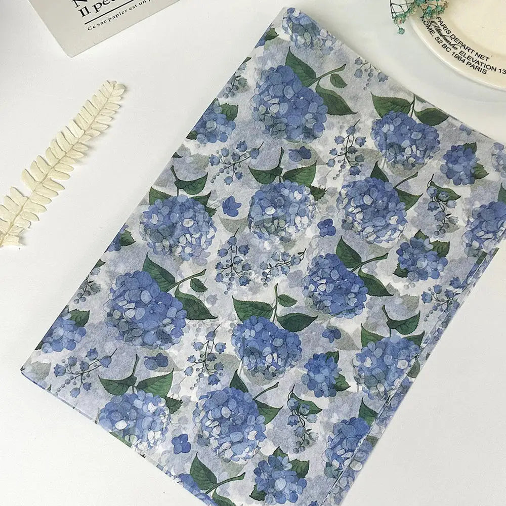 Ins Pink Wavy Dots Snow Pear Paper Gift Wrapping Paper Small Fresh Bouquet Wrapping Paper Gift Paper Diy Handmade Materials Oasis Select Hydrangea