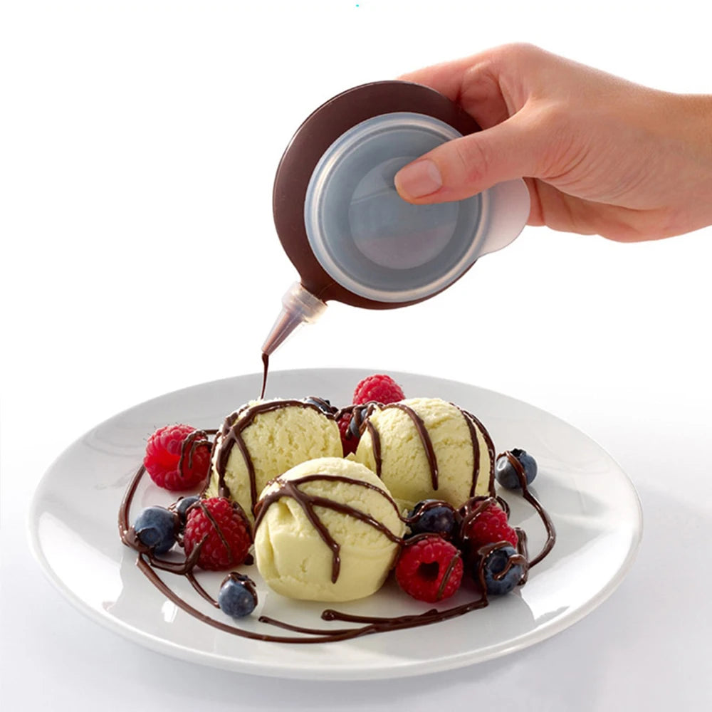 Silicone Piping Tool & Chocolate Extruder – 5 Nozzles