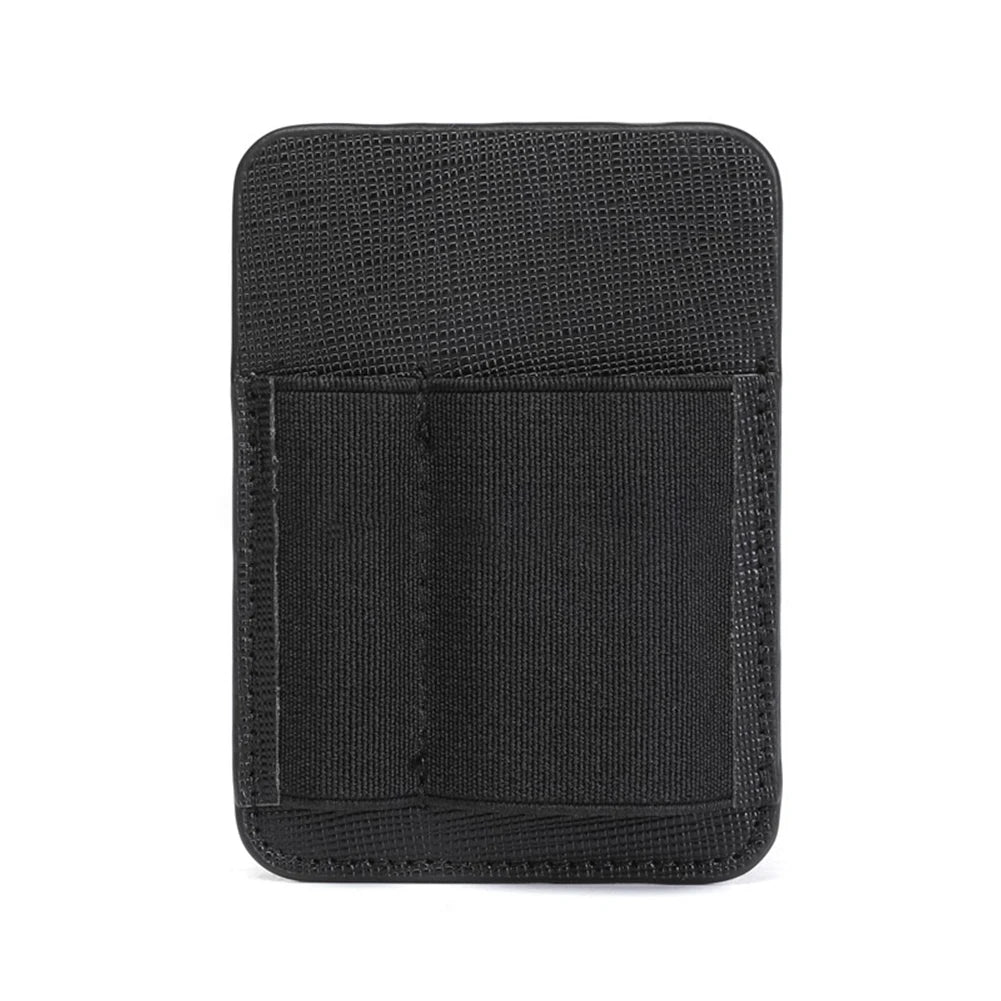 MagSafe DAC Leather Pouch – Magnetic Lock & Elastic Bands