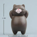 Cartoon Cat 3D Magnetic Fridge Magnet Creative Decorative Kitchen Home Decoration Sticky Note Holder Oasis Select A6