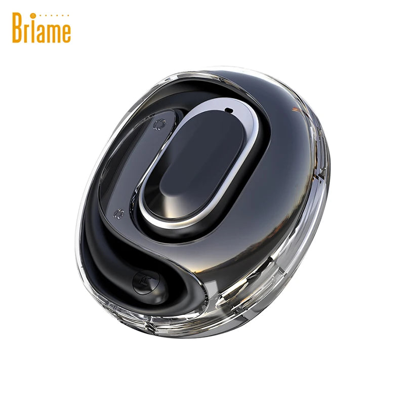 Briame OWS Bluetooth Headphones Wireless Over-Ear Headset with Microphone for Gaming And Music Ball Sport Earphones Black Oasis Select Black