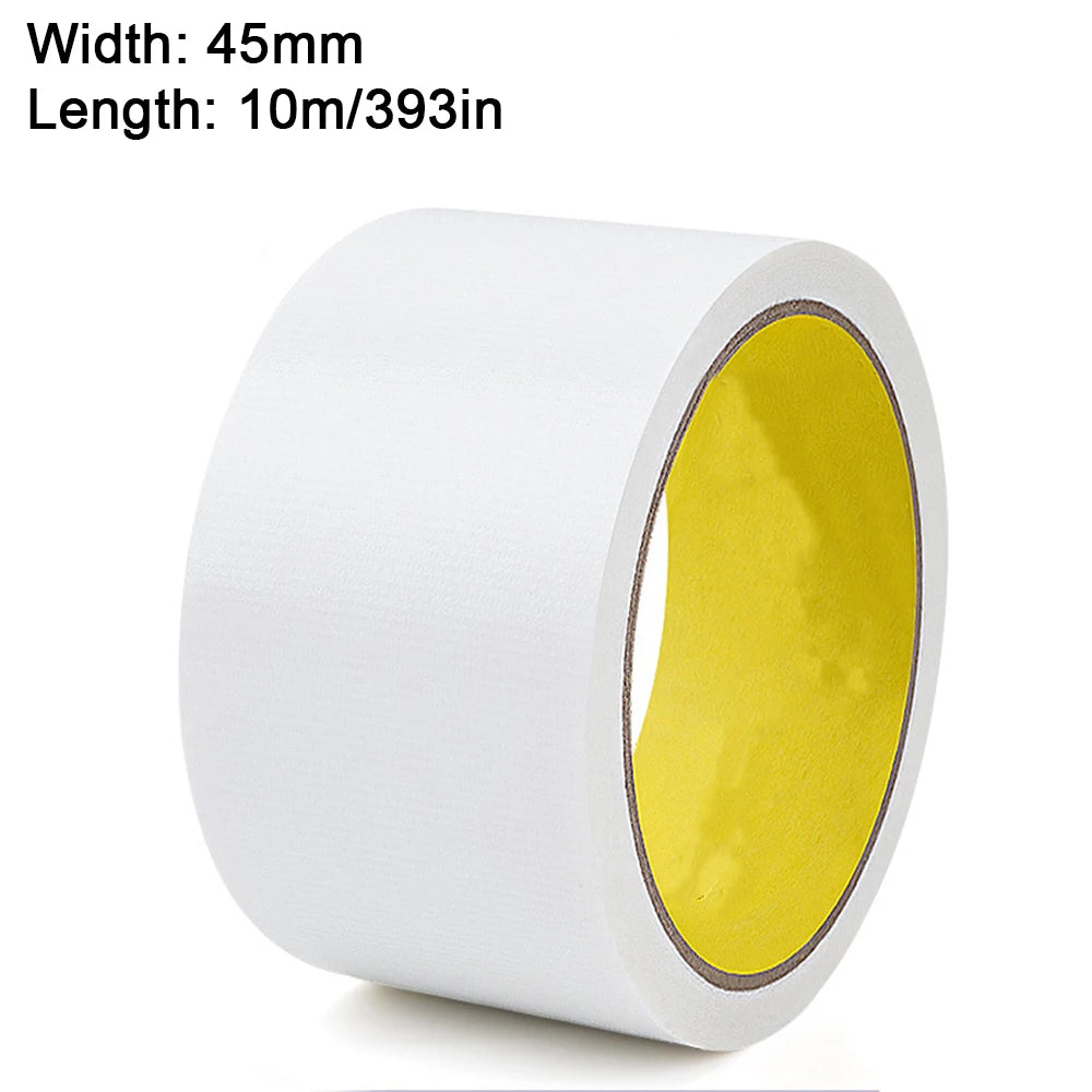 10m Super Strong Adhesive Cloth Tape 45/100mm, For Car, Carpet Fixing, Car Seat Cushions, Tents, Plastic Repairs, Decoration,DIY Oasis Select White 45mm 10M
