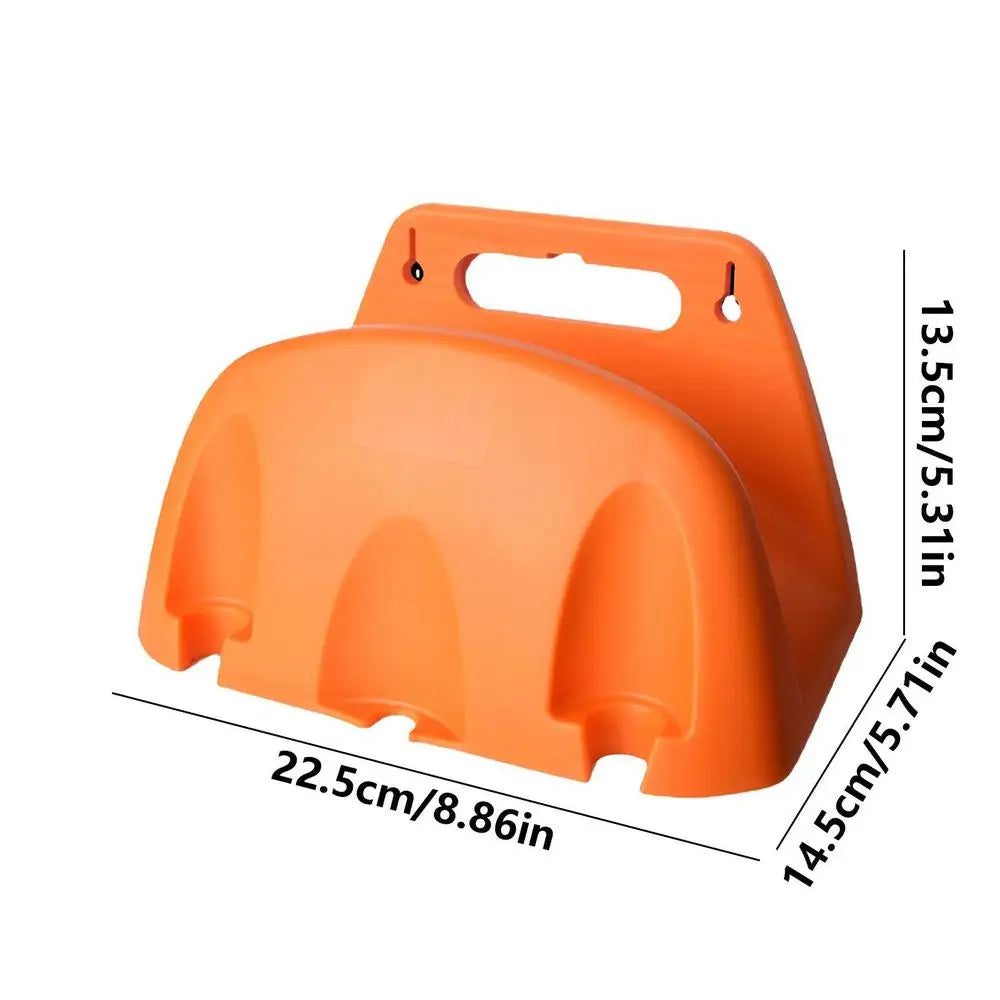 Hose Hanger Wall Heavy Duty Hose Storage Reel Hose Hanger Durable Hose Hooks Water Hose Holder For Outside Hose Storage Reel Oasis Select Orange