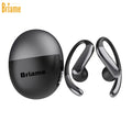 Briame Wireless Headphones OWS Sports Headset Touch Control Digital Display Bluetooth Earphones HD Call Waterproof Oasis Select Black