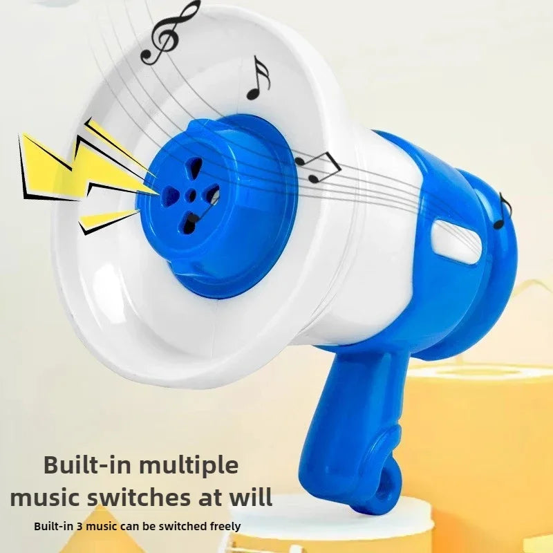 Mini Megaphone with Recording Function Portable Loudspeaker Toy Keychain Funny Novelty Gift for Parties Events Decompression Oasis Select