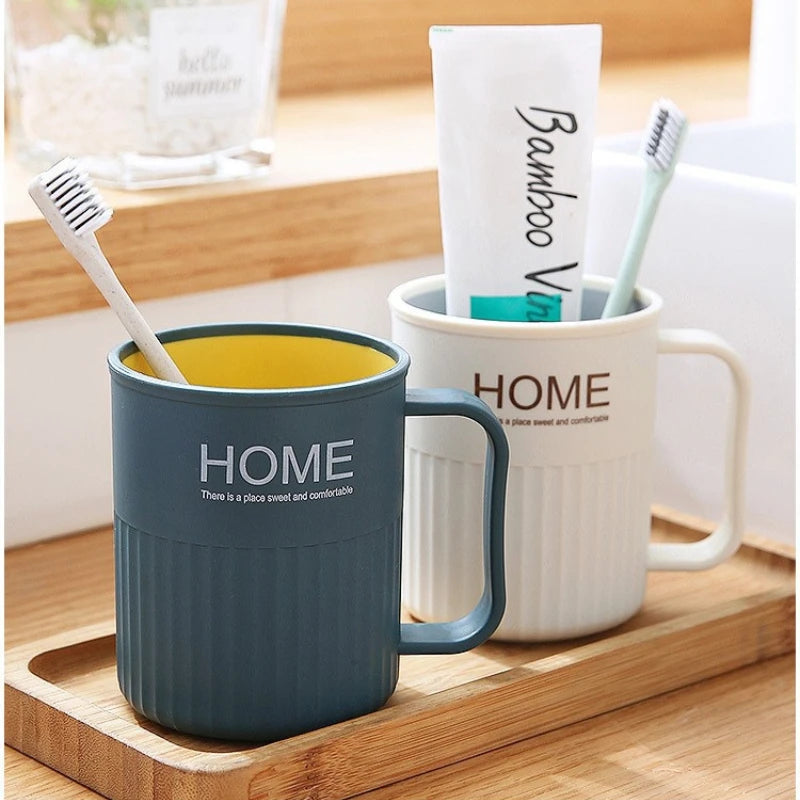 1PC Household Bathroom Mouthwash Cup Simple Toothbrush Washing Cup Home Bathroom Daily Supplies Household Goods Oasis Select