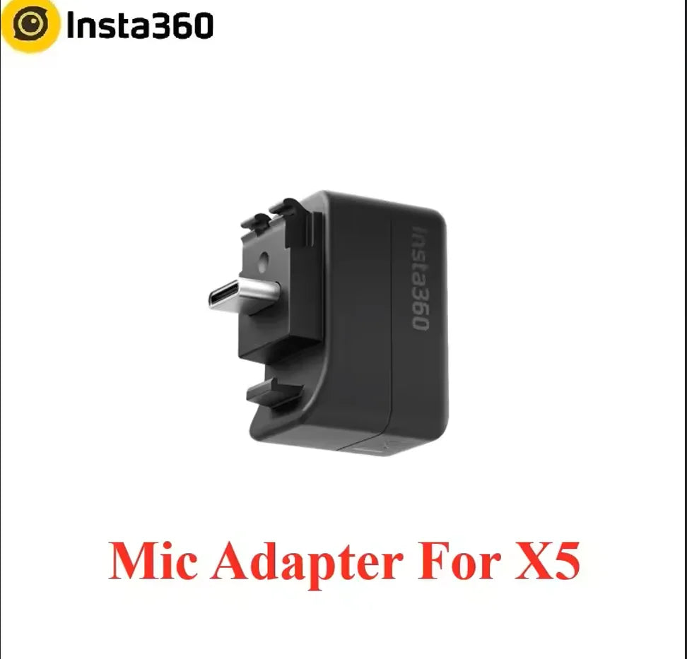 Mic Adapter for Insta360 X5/X4/X3/Ace Pro – Audio Cold Shoe