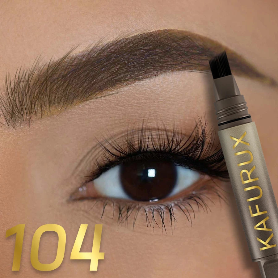 KAFURUX 3D Microblade Eyebrow Dye Cream – Waterproof & Long-Lasting
